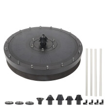 Floating solar pond fountain avoids overflow automatically stores energy 3.5W solar floating fountain