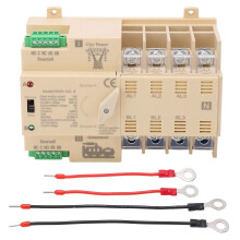 Switch Dual Power Selector Switch Electric 100A Silver Contact Shell Industrial PP 220V for Household-8620