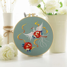 Chinese Style Embroidery Kit Hand Stitch Kit Cross Stitch Kit Hoop Embroidery Kit Handmade DIY Embroidery