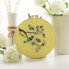 Chinese Style Embroidery Kit Hand Stitch Kit Cross Stitch Kit Hoop Embroidery Kit Handmade DIY Embroidery