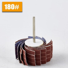 1pc 3mm Shank Sandpaper Grinding Wheel 80-600grit Grinding Polishing Sandpaper Flap Wheel for Rotary