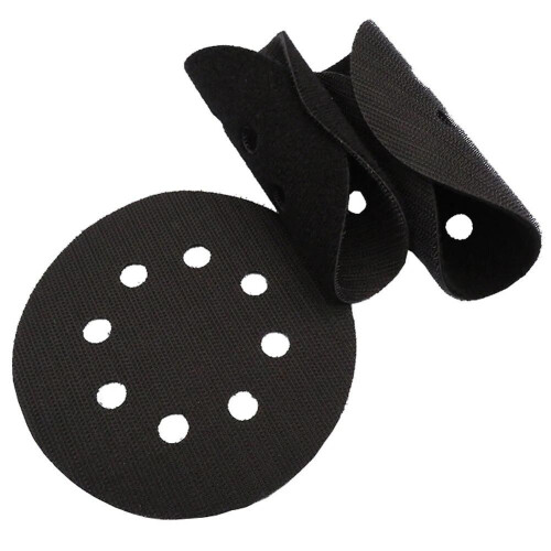 2pcs 5 Inch 125mm 8 Hole Ultra-thin Interface Surface Protection Pad Hook and Loop Pad for Polishers