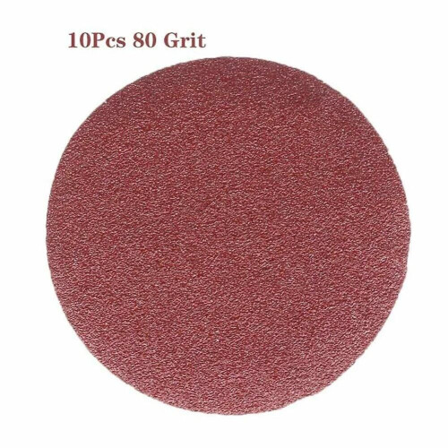 10pcs 5 inch 125mm Sanding Discs Hook Loop Sandpaper 40-2000grit Round Disc Shape Sanding Sheets Sandpaper