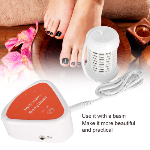 Portable Ionic Detox Foot Bath SPA Cleanse Machine Array Health Care (Excluding Basin)US Plug 110~240V