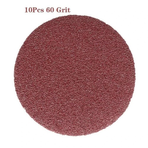 10pcs 5 inch 125mm Sanding Discs Hook Loop Sandpaper 40-2000grit Round Disc Shape Sanding Sheets Sandpaper