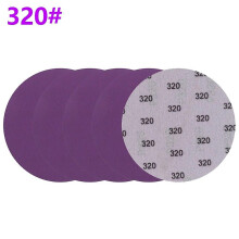 5pcs 5 Inch 125mm Sanding Disc Waterproof White Sandpaper Loop With Corundum 60-10000 Sandpaper For
