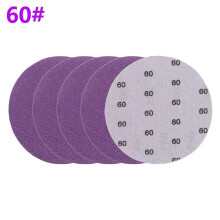 5pcs 5 Inch 125mm Sanding Disc Waterproof White Sandpaper Loop With Corundum 60-10000 Sandpaper For