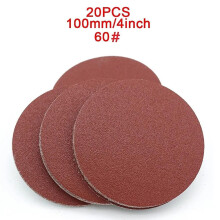 20pcs 4 inch 100mm Round Sandpaper 40-2000Grit Abrasive Sander Paper Special Sandpaper Sanding Disc