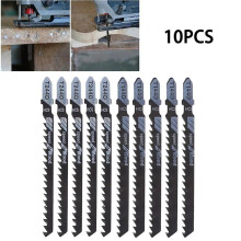 10pcs HCS Jig Saw Blades T244D/T344D High Carbon Steel Reciprocating Jigsaw Blade for Plastic Wood Board
