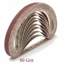 50pcs/set Sanding Belts Abrasive Belts for Sanders 10x330mm File Sanders Belt Sander Abrasive Tools