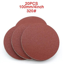 20pcs 4 inch 100mm Round Sandpaper 40-2000Grit Abrasive Sander Paper Special Sandpaper Sanding Disc