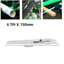 1pc Reciprocating Saw Blade Reciprocating Saw Blade High Carbon Steel Hacksaw Wood PVC Pipe Power Tool