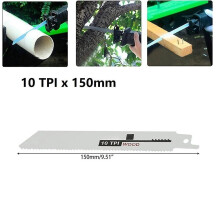 1pc Reciprocating Saw Blade Reciprocating Saw Blade High Carbon Steel Hacksaw Wood PVC Pipe Power Tool