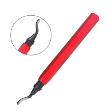 RB1000 Metal Burr Deburrer Deburring Scraper Aluminum Handle Trimming Device with 10 Blades Plastic