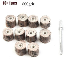 10pcs 80-600Grit Grinding Flap Set with 3mm Shank Grinder Head Grinder Abrasive Tools Sandpaper Rust
