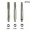 3pcs/set Diamond Coated Grinding Head Chainsaw Teeth Sharpening Grinding Head Burr Hand Chain Grinder 1