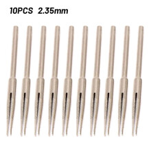 10pcs 2.35/3mm Shank Sandpaper Clamp Split Mandrels Long Abrasive Handle Clip Rod Carved Point for Peripheral