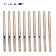10pcs 2.35/3mm Shank Sandpaper Clamp Split Mandrels Long Abrasive Handle Clip Rod Carved Point for Peripheral