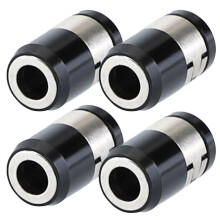 4pcs Magnetizer Ring Metal HRC60 Black Magnetic Steel Magnet Powerful Ring Strong Magnetizer Electric