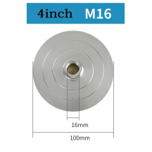 1pc 3"/4" Pad Diamond Polishing Pad Hook and Loop Aluminum Base Holder for M14 M10 M16 5/8-11 Angle