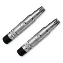 2pcs Handheld Nose Hair Trimmer Nostril Shaving Portable Nose Hair Trimmer Small Size-23464