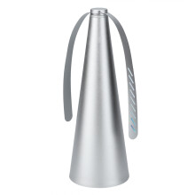 Outdoor Indoor Desktop Fly Bugs Mosquito Repellent Fan Killer for Meal FoodSilver