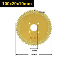 1pc Diamond Cutting Disc Metal Saw Blades for Concrete Granite Marble Ceramic Tile Cutting Blade for