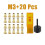 21pcs/set Riv Nut Tool Nuts Manual Riveter Installation Hand Rivet Nut Nut Tool with Stainless Steel 1