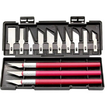 11pcs Precision Cutter Exacto Hand Tool Set Art Carving Knife with 10pcs Blade Box Set Paper Sticker
