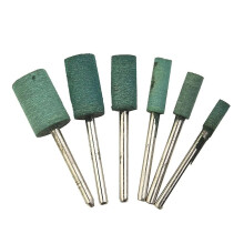 6pcs 3mm Rubber Shank Cylinder Head Polishing Polishing Grinding Buffing Polishing Disc Drill Rotary