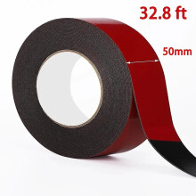 Black Foam Double Sided Tape Fixing Tape PE Foam Double Sided Tape For Mounting Fixing 10m Length 1mm