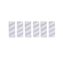 6pcs Rollers for FC5 FC7 FC3 FC3D Electric Floor Cleaner Roller Replacement 2.055-006.0, Gray-26668
