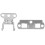 Multi Functional School Desk Drawing Adjustable Table Lifting Frame Folding Fitting Hinge 14
