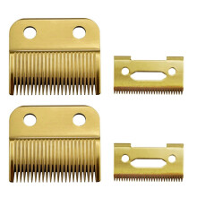 4X for Wahl Magic Clip Cord and Cordless Spare Blade + Cutting Blade (Steel Blade) - Gold-28215