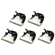 5X Professional Hair Scissors Electric Hair Clipper Trimmer Cutting Machine Ceramic Titanium Cutter