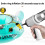 (Grey wireless)Electric Air Blower for Computer Cleaner Cordless Air Duster Replaces Compressed Air 5