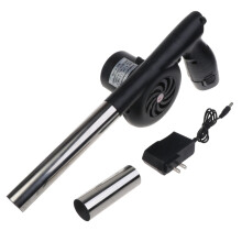 (Schwarz) F1CD Outdoor Barbecue Fan Kabelloses elektrisches Luftgebläse Wiederaufladbares BBQ Grill