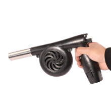(1x Rohr 1x Batterien) Outdoor Barbecue Fan Kabelloses elektrisches Luftgebläse Wiederaufladbares BBQ