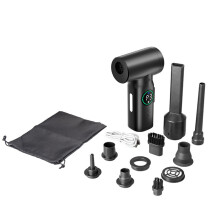 (Set B) 2-in-1-Luftgebläse, 7500 mAh, Druckluft-Staubtuch, tragbarer Staubsauger, kabellos, 3 Geschwindigkeiten,