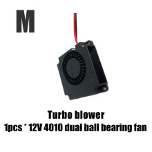 (M.Turbo 4010 12V)3010/4010/4020/5015/6015mm Öl/Hydraulik/Doppelkugellagerlüfter 12v/24v Kühlerkühlung