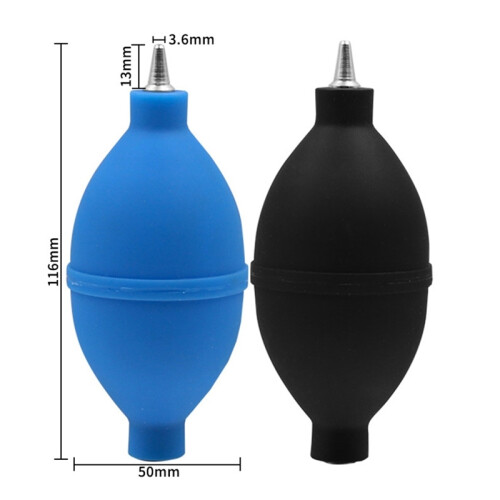 (Blue)Upgraded Dust Ball Air Blower Rubber Blowing Pump Cleaning Tool Fitting for Camera Lens Keyboards 1