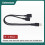 (Cavo di prolunga) 2 pezzi Gdstime DC 5V Ventola USB 5015 Ventola radiale turbo 7530 Raffreddatore per 1