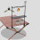 (Style A)Camping Table Hanging Rack Shelf Portable Foldable Tabletop Board Detachable Bracket Plate 5