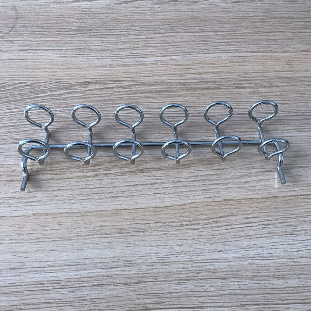51 Pcs Pegboard Hook Nickel Plated Hanging Hook Combination Kit For Hammer Wrench Pliers 4981323870098