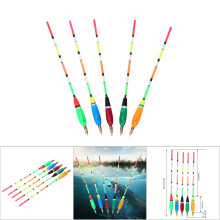 5 Stück Balsaholz Angelfloß-Set 3+2g Bunter Indikator