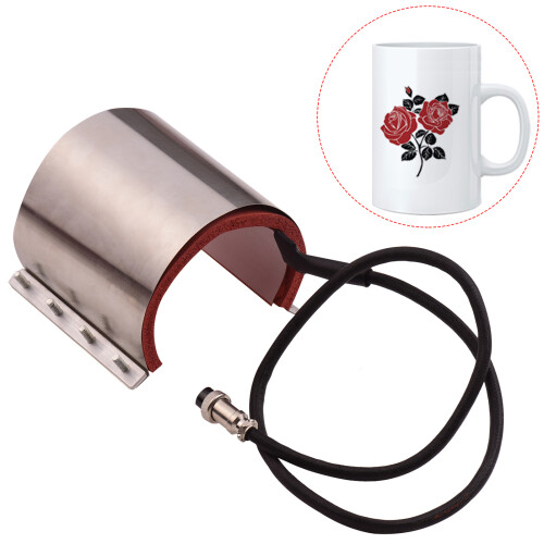9oz Becherpresse Heiztransferaufsatz 12x19cm, 220V 2