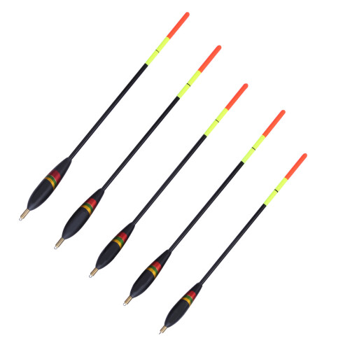 5 Stück Balsaholzfischereiboje Set, Verschiedene Modelle & Gewichte 2