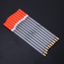 10 Stück Kunststoff-Fischershopser Set, 0,2 Zoll 2,0 Transparent