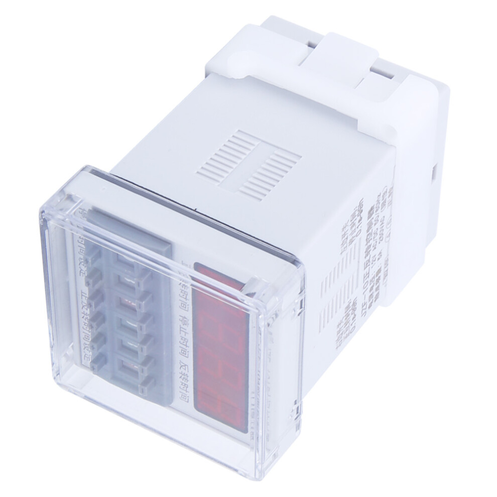 Berm Jzf-10A Lcd Time Relay Motor Cw/Ccw Controller Timing Switch 0.1S-99H 12V Ac/Dc 4911323876233