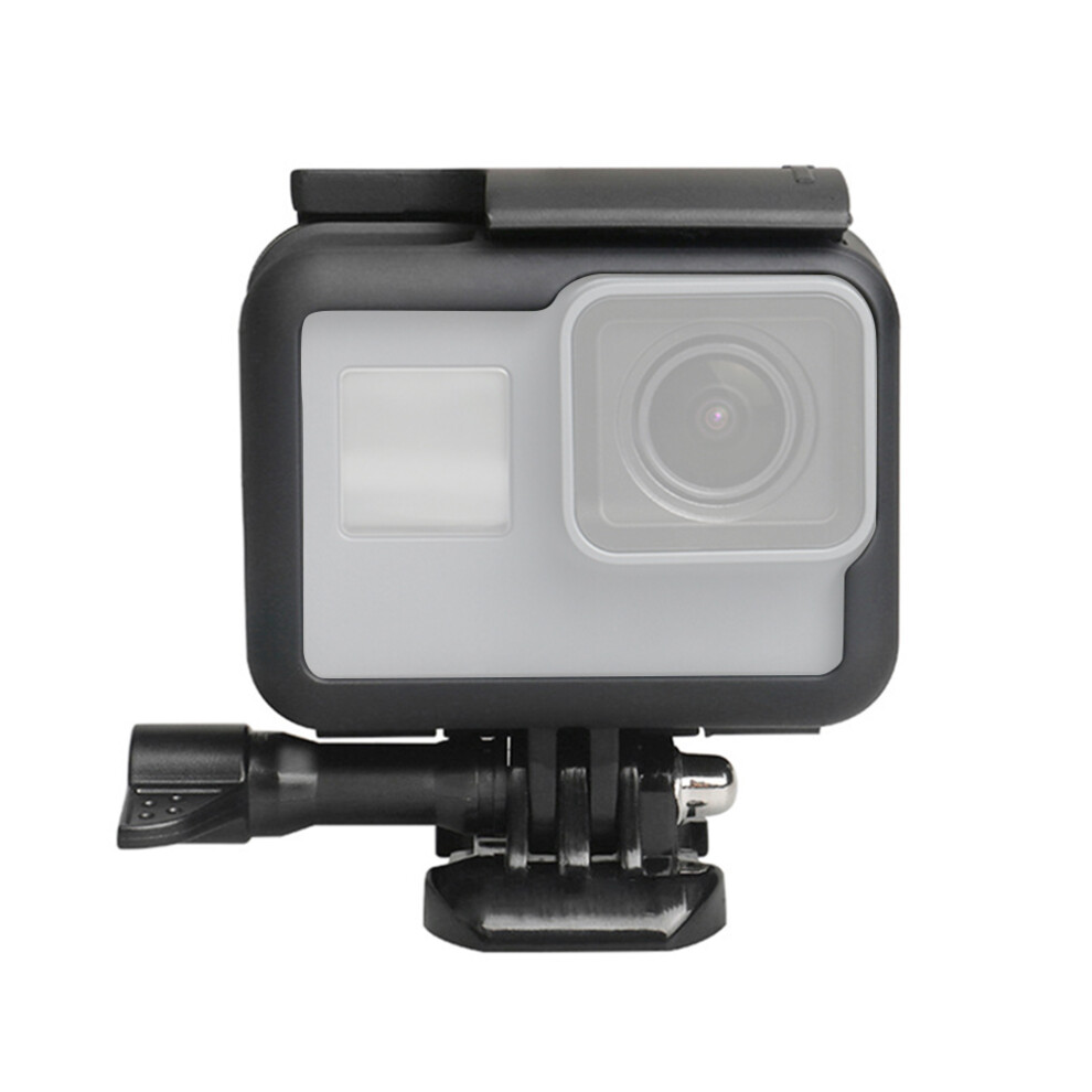 Protective Frame Case Shell For Gopro Hero 5/6/7 Action Camera Accessories With Base And Screw 4681323873975